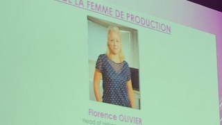 Florence Olivier, marraine Airbus, lauréate du Trophée des femmes de production