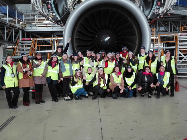 Girls on the Move Week 2018 : visite Air France hangar Roissy A380