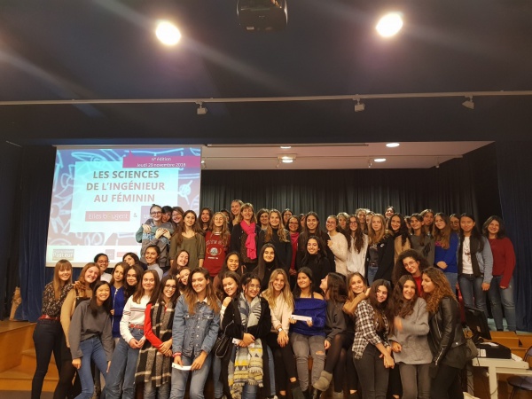 Les Sciences de l'Ingénieur au Féminin 2018 au Lycée Pasteur de Neuilly, avec Elles Bougent et l'UPSTI