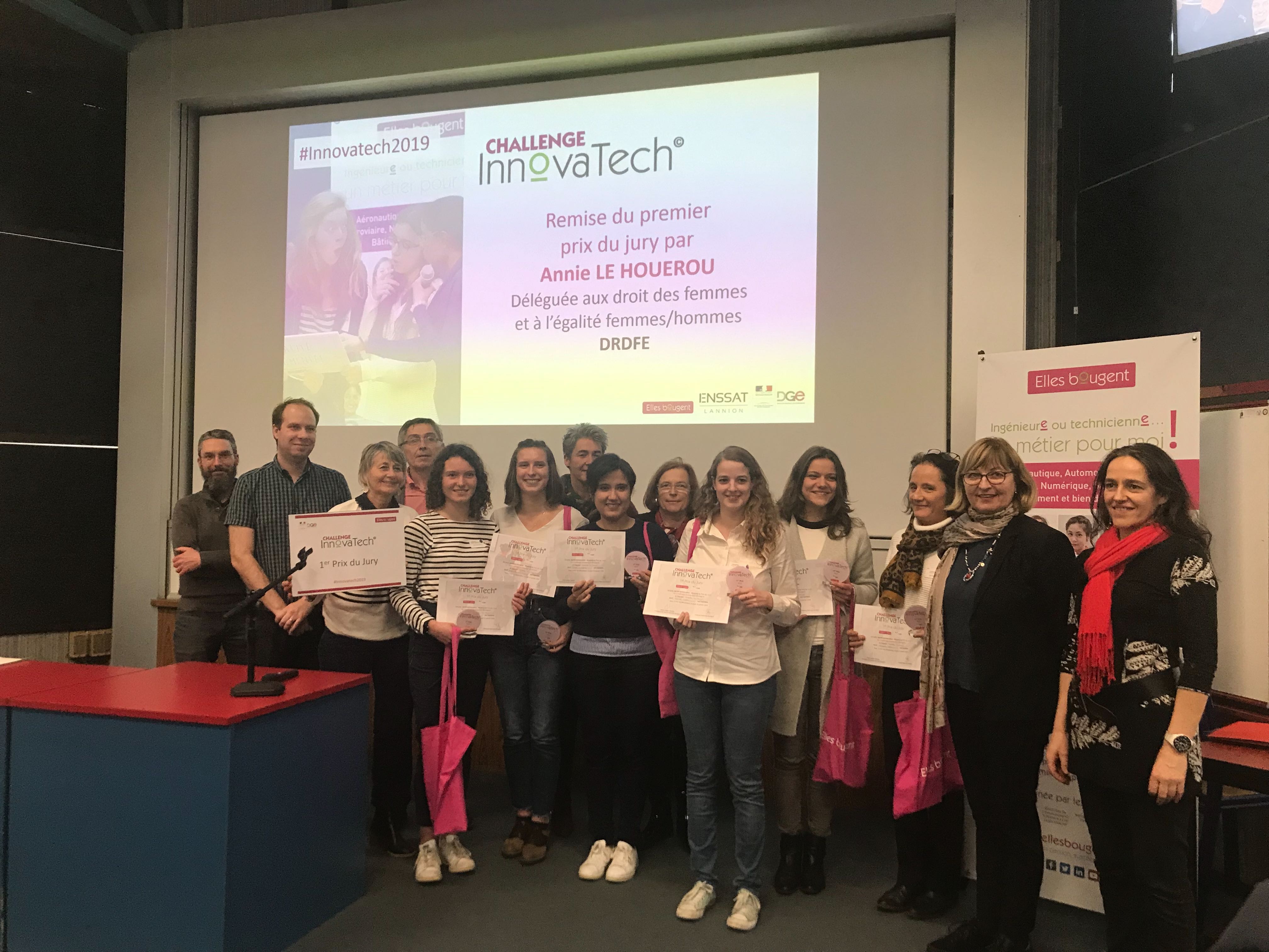 Challenge InnovaTech 2019 : Bravo à l'équipe e-BinZip, lauréate en Bretagne