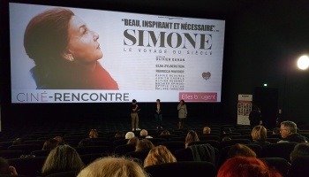 Intervention à la sortie nationale du film Simone, le voyage du siècle 