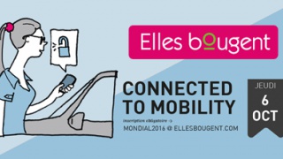 Elles bougent, Connected to Mobility au Mondial de l'Automobile !