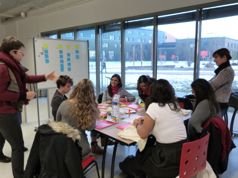 L'équipe rose Thermalys Challenge Innovatech 2017