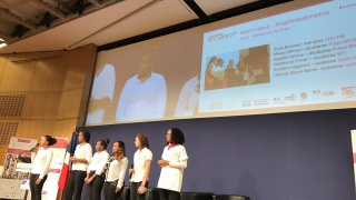 Equipe Martinique, finale du challenge innovatech 2017 à Bercy