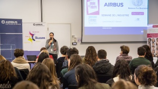 La semaine de l'industrie avec la visite d'Airbus