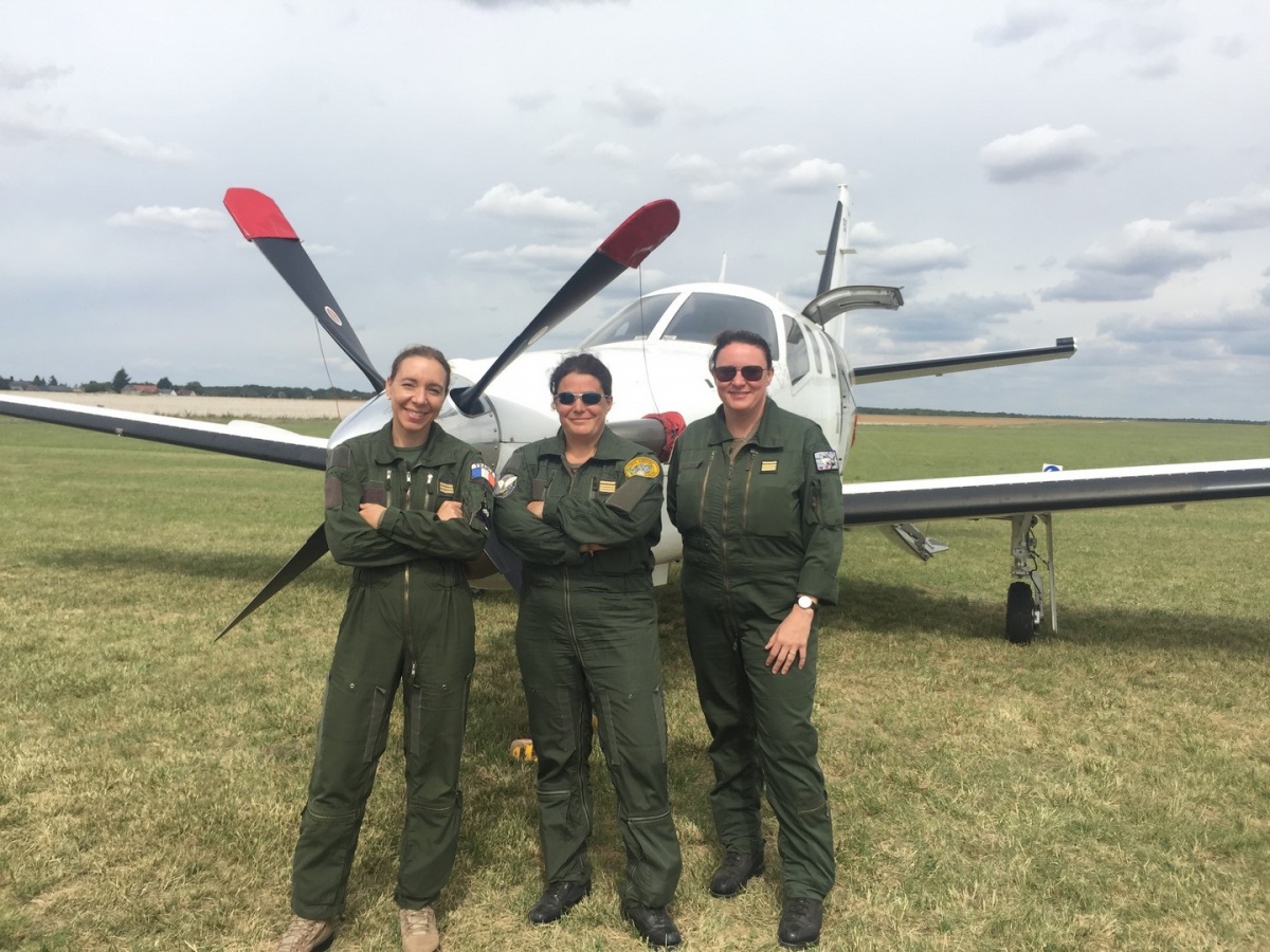 Rencontre avec Marion, pilote de chasse et marraine Elles Bougent