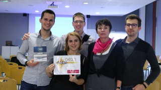 Elles Bougent Lorraine remet le prix de la mixité du Hackaton Polytech Nancy