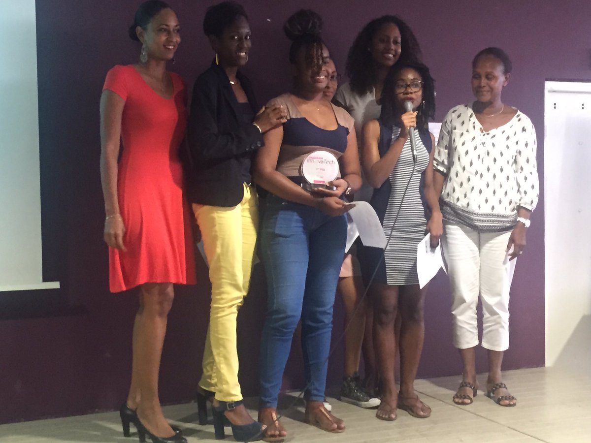 Bravo à l'équipe FOOD'I PRETTY qui représentera la Martinique lors de la finale InnovaTech 2018