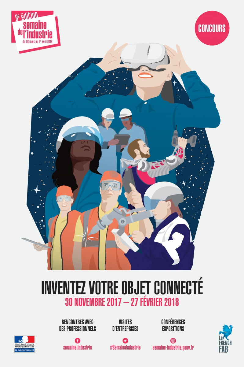 Concours Semaine de l'Industrie avec la DGE : Inventez votre objet connecté