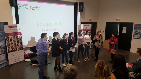 Challenge InnovaTech 2018 Normandie : EQUIPE VERTE « PEDI STAFF CONNECTED » SUR LE THÈME DES OBJETS INTELLIGENTS ET CONNECTÉS