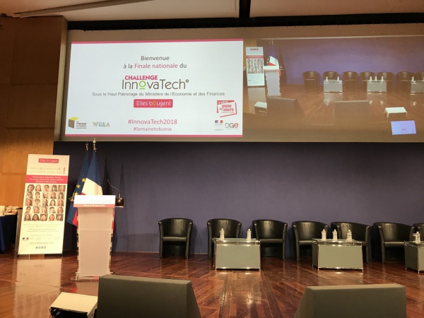 Finale du challenge InnovaTech 2018 à Bercy