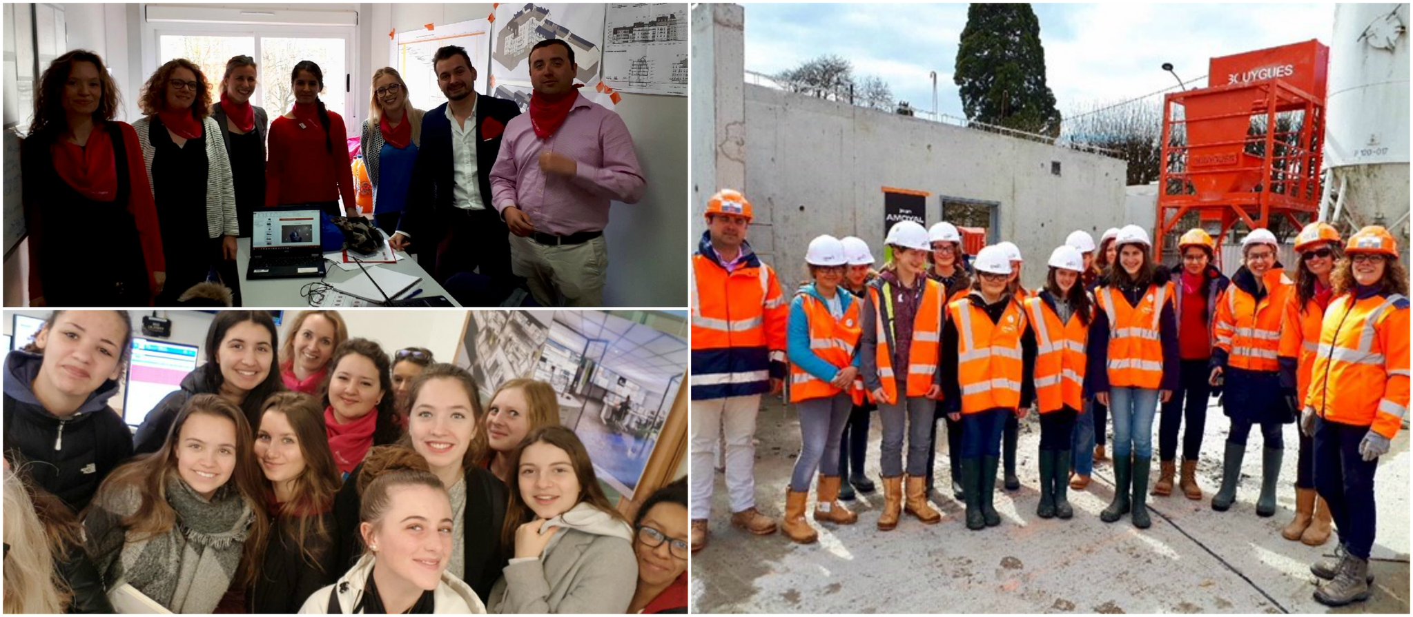 Elles construisent la ville de demain : visites de sites d'entreprises et de chantiers aux quatre coins de la France