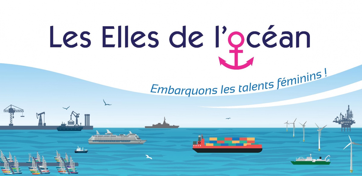 Les Elles de l'Océan avec Elles Bougent, le Cluster Maritime Français et le CNRS