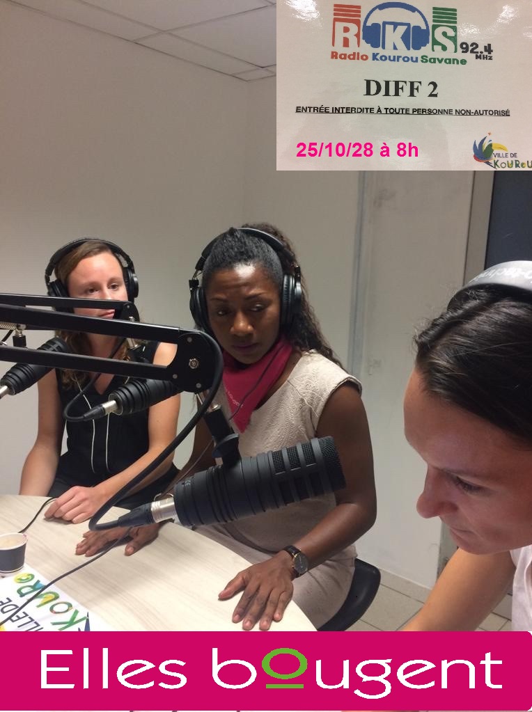 Emission Radio Kourou Savane avec des marraines Elles Bougent en Guyane