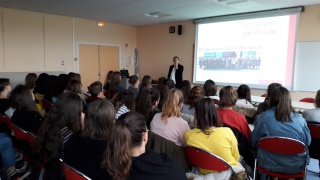 Intervention au Lycée Perochon à Parthenay - Mardi 27 Novembre 