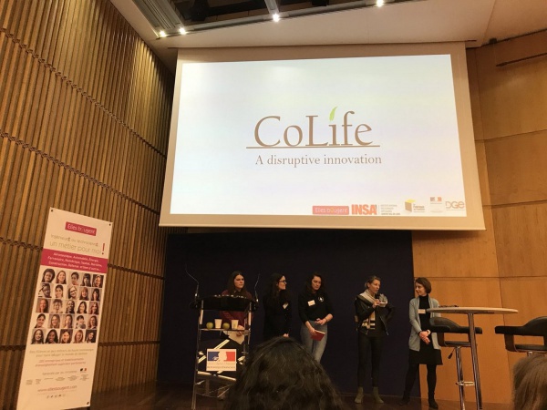 Challenge InnovaTech 2019 Ile-de-France : L'ÉQUIPE VERT POMME POUR LE PROJET « CO LIFE »
