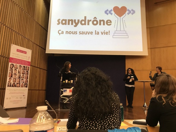 Challenge InnovaTech 2019 Ile-de-France : L'ÉQUIPE VIOLETTE POUR LE PROJET « SANYDRONE »