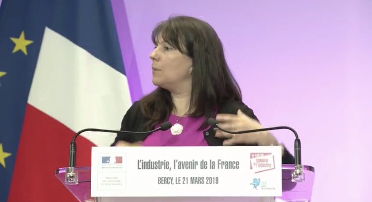 Keynote Carmen Munoz-Dormoy marraine Elles bougent et DG Citelium, en clôture de la Semaine de l'Industrie 2019