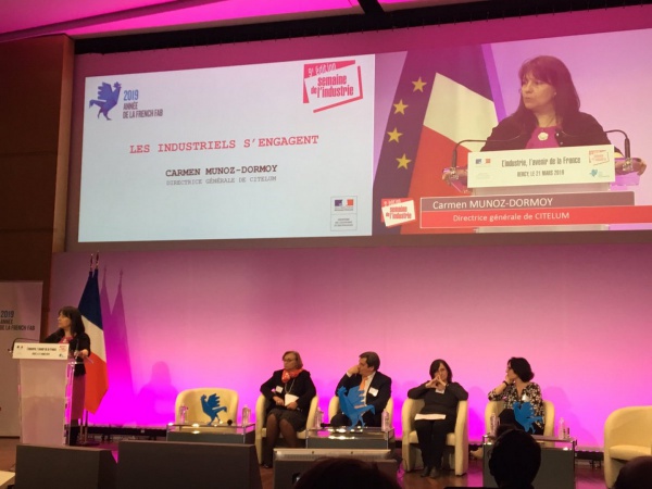 Semaine de l'Industrie 2019 : tables rondes à bercy sur l'industrie, l'avenir de la france, avec marie-sophie pawlak et carmen munoz dormy d'elles bougent