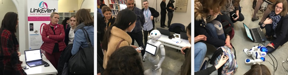 L'espace démo à l'ISEP pour Elles innovent pour le Numérique en Ile-de-France