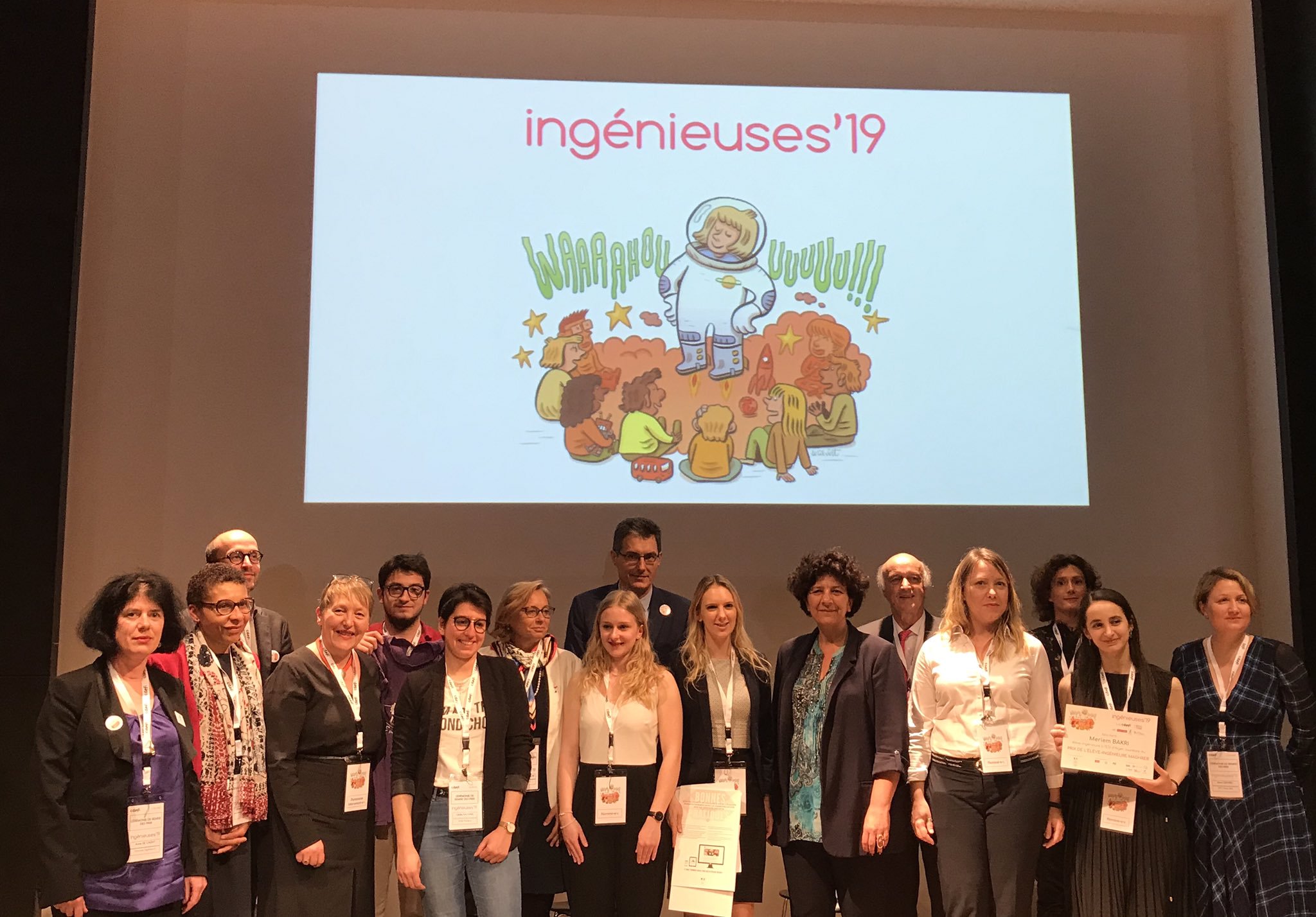 Cérémonie de remise des prix Ingénieuses'19 : 3 écoles d'ingénieur.e.s et 3 lauréates récompensées