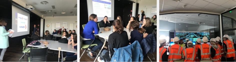 Retour sur la visite du Duplex de l'A86 de VINCI avec les collégiennes de Rueil-Malmaison