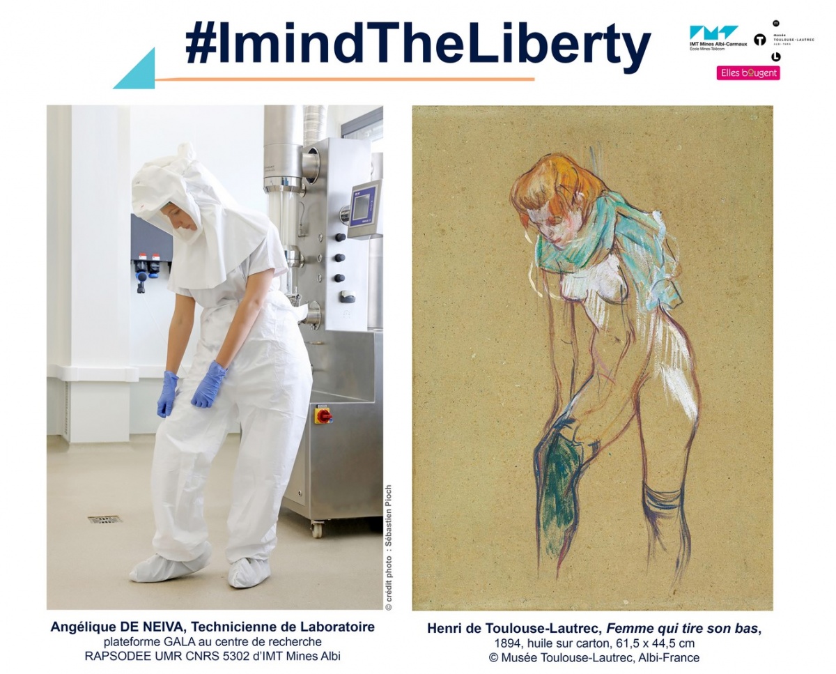 Vernissage de l'exposition #ImindTheLiberty à l'IMT Mines Albi