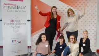 InnovaTech 2019 Centre Val-de-Loire 2019 : l'équipe bleue pour le projet Locaux Room Centre