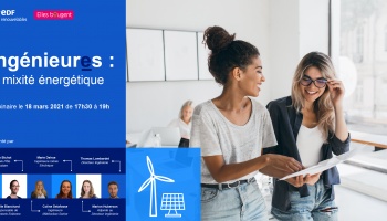 Un webinaire sur les métiers de la transition énergétique avec des marraines engagées ! 