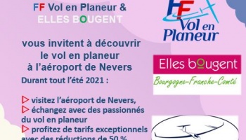 Découvrez le vol en planeur avec Elles bougent et la Fédération Française