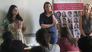 Elles bougent Lorraine à la rencontre de 12 classes de seconde du lycée Poincaré de Nancy les 7 et 9 juin