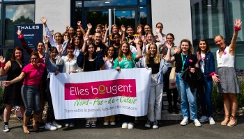 Après-midi découverte chez THALES Lambersart pour 20 collégiennes de Marquette-lez-Lille