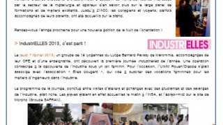 IndustriELLES 2013, c'est parti !