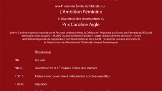 Journée Emilie du Châtelet