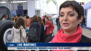 Reportages sur la journée Elles bougent au Salon du Bourget 2013