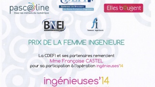 Françoise Castel, ingénieure Airbus et marraine Elles bougent Midi-Pyrénées, finaliste du Prix de l'ingénieuse 2014