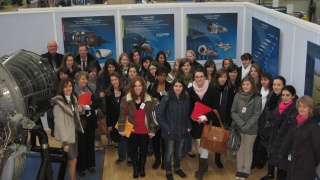 Journée de stage "Féminisons les métiers de l'aéronautique" sur le site de SNECMA