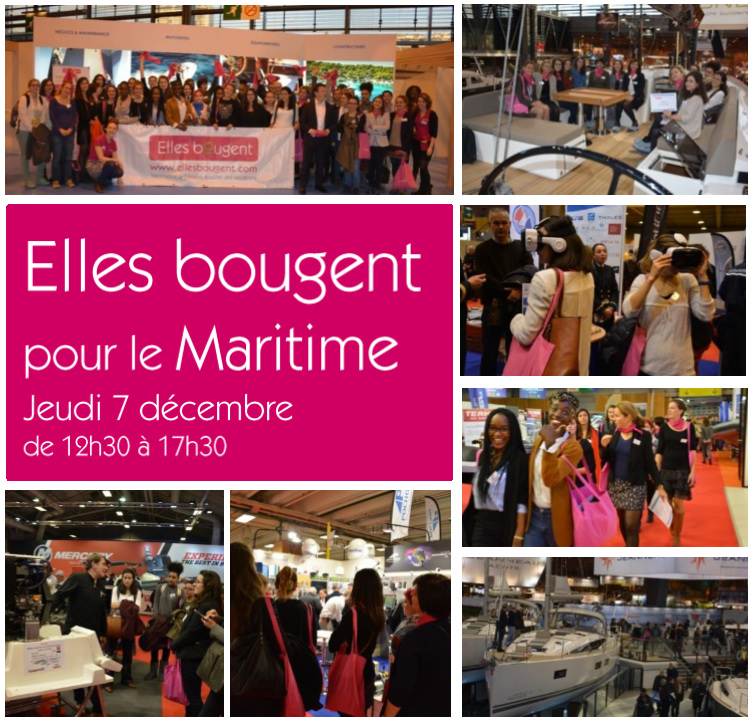 Elles Bougent pour le Maritime 2017 au Salon Nautic de Paris
