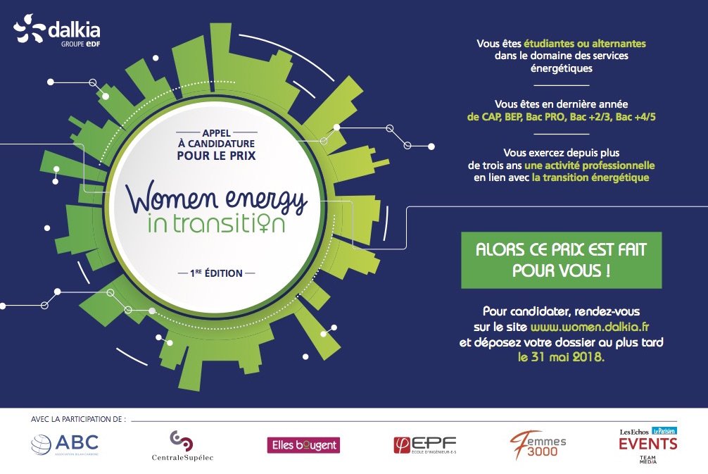 PRIX WOMEN ENERGY IN TRANSITION BY DALKIA avec Elles Bougent