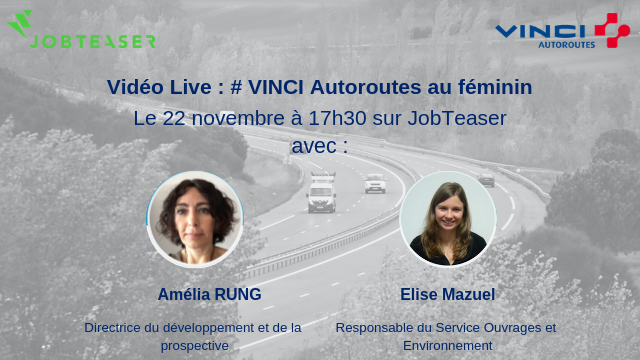 Webinair VINCI Autoroutes sur la Mixité au sein des métiers de l'ingénieur.e