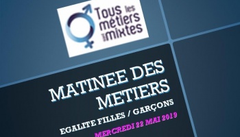 Matinée des métiers - Égalité Filles/Garçons