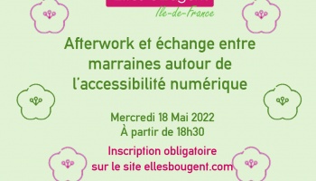 Afterwork de printemps Délégation Ile-de-France - Thématique Accessibilité numérique