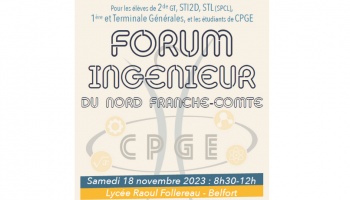 Forum Ingénieur du Nord Franche-Comté