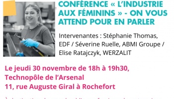 Conférence L'Industrie aux Féminins 
