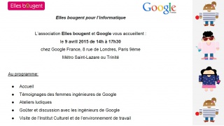 Elles bougent pour l'informatique chez Google Paris !
